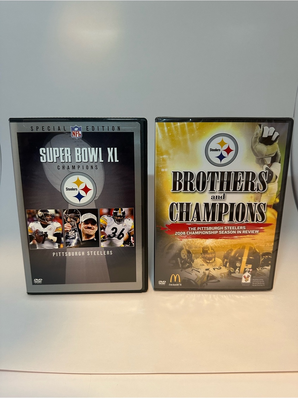 Pittsburgh Steelers Super Bowl XL & Brothers and Champions DVD Set - Black, Gold